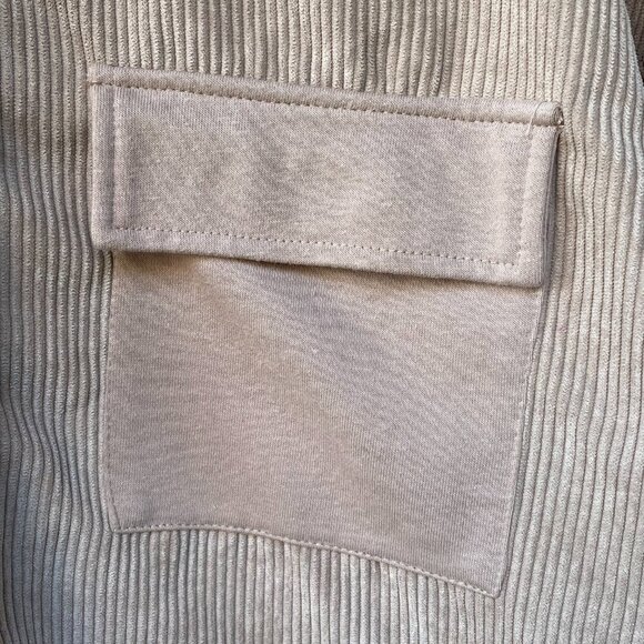 Crave Fame Cropped Tan Corduroy Button Down Jacket Juniors XL - Picture 7 of 16